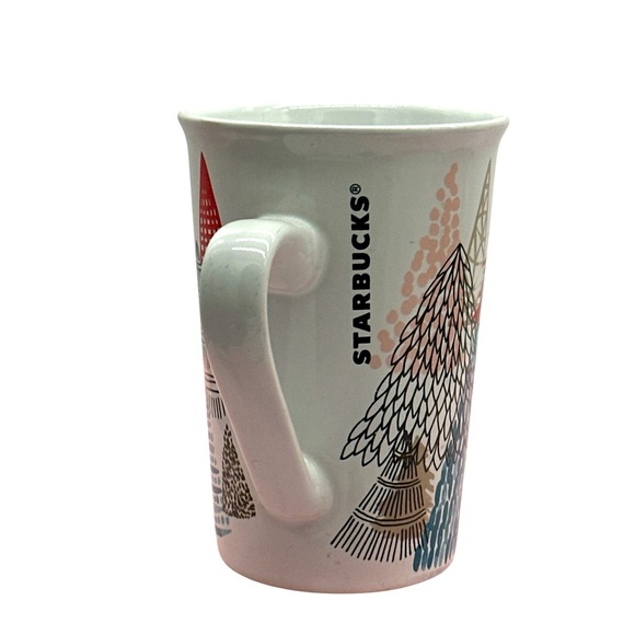 2018 STARBUCKS Christmas Trees Latte Mug 11 oz, EUC - Picture 2 of 5